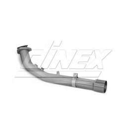 EXHAUST PIPE W. POPNUTS - TEMP. SENSOR - MAN