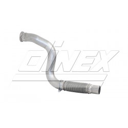 EXHAUST PIPE W. BELLOW - MERCEDES