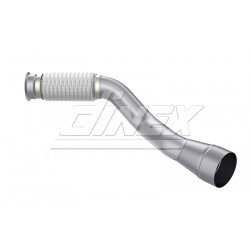 EXHAUST PIPE W. BELLOW - MERCEDES