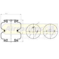 AIRSPRING CONVOLUTED - DAF | 1449272