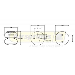 AIRSPRING CONVOLUTED - SAF