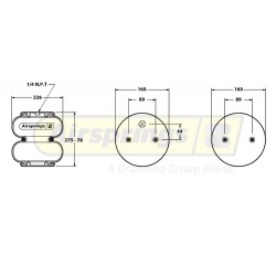 AIRSPRING CONVOLUTED - MERITOR / GRANNING