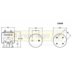 AIRSPRING COMPLETE - FRUEHAUF NEWAY HENDRICKSON