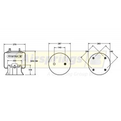 AIRSPRING COMPLETE - FRUEHAUF NEWAY HENDRICKSON