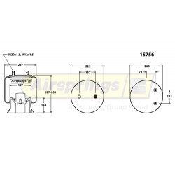 AIRSPRING COMPLETE - FRUEHAUF ROR HENDRICKSON