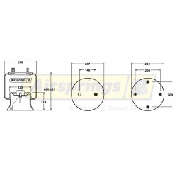 AIRSPRING COMPLETE - HENDRICKSON FRUEHAUF