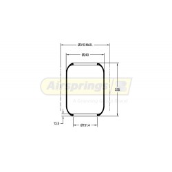 DIAPHRAGM - IVECO/MAN/MERC