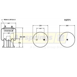 AIRSPRING COMPLETE - FRUEHAUF HENDRICKSON