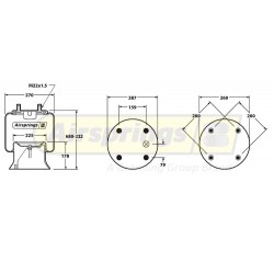 AIRSPRING COMPLETE - HENDRICKSON KASSBOHRER WEWELER SAF