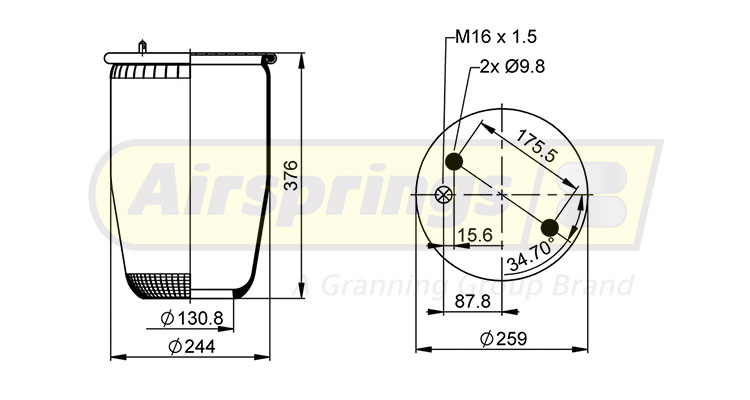 AIRSPRING COMPLETE - VOLVO BUS AIRSPRING COMPLETE - VOLVO BUS