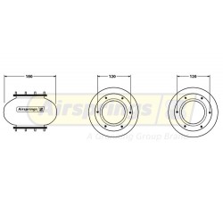 AIRSPRING CONVOLUTED - MERITOR