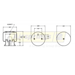 AIRSPRING COMPLETE - FODEN HENDRICKSON ROR