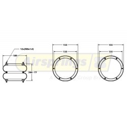 AIRSPRING CONVOLUTED - DAF IVECO MAN SAF