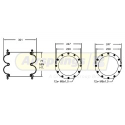 AIRSPRING CONVOLUTED - IVECO