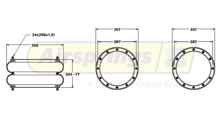 AIRSPRING CONVOLUTED - IVECO