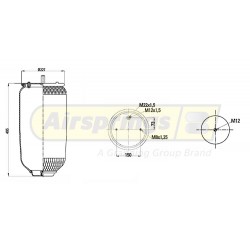 AIRSPRING SERVICE ASSEMBLY - SCHMITZ WEWELER