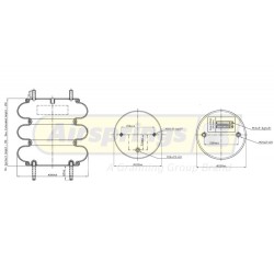 AIRSPRING CONVOLUTED 