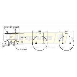 AIRSPRING COMPLETE - FODEN KENWORTH VOLVO