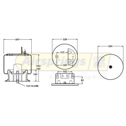 AIRSPRING COMPLETE - DAF HENDRICKSON ERF