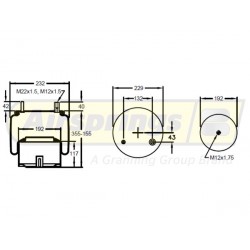 AIRSPRING COMPLETE - ALEXANDER DENNIS (REAR)