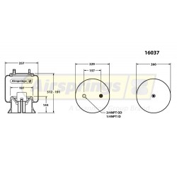 AIRSPRING COMPLETE - HENDRICKSON ERF ROR