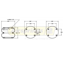 AIRSPRING CONVOLUTED - DAF