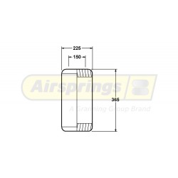 AIRSPRING DIAPHRAGM - VOLVO BUS