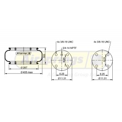 AIRSPRING CONVOLUTED - INDUSTRIAL
