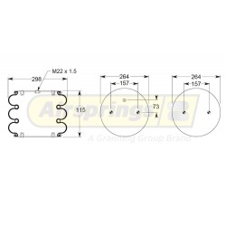 AIRSPRING CONVOLUTED - WEWELER
