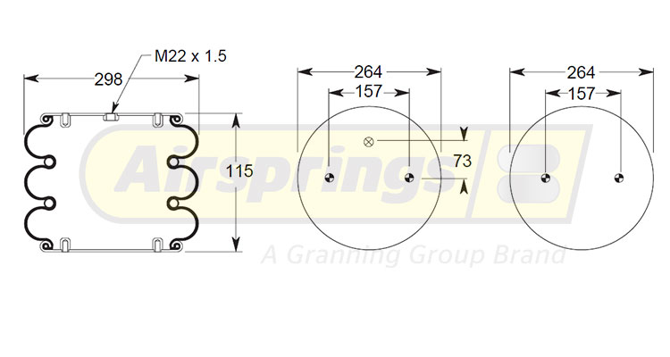 AIRSPRING CONVOLUTED - WEWELER