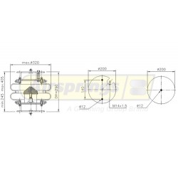 AIRSPRING CONVOLUTED - SCANIA