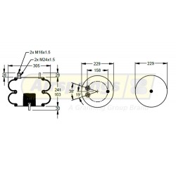 AIRSPRING CONVOLUTED - IVECO
