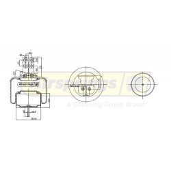 AIRSPRING COMPLETE - IVECO STRALIS XP530 REAR LHS
