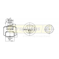 AIRSPRING COMPLETE - IVECO STRALIS XP530 REAR RHS