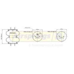 AIRSPRING COMPLETE - IVECO STRALIS XP530 (LIFT AXLE)
