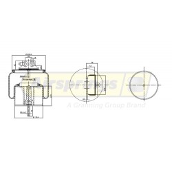AIRSPRING COMPLETE - IVECO STRALIS XP420 (DRIVE AXLE)
