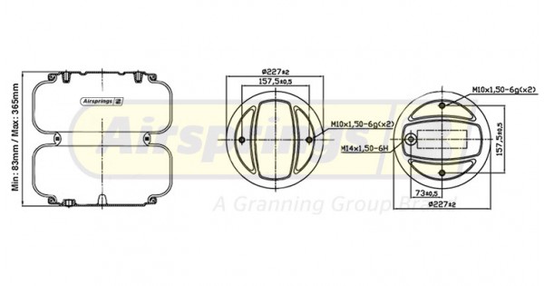 AIRSPRING COMPLETE - SCANIA (LIFT AXLE) | 2392114