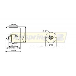 AIRSPRING COMPLETE - VOLVO BUS (TAG AXLE)