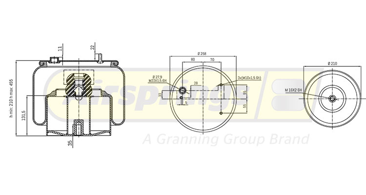 AIRSPRING COMPLETE - DAF VDL BUS AIRSPRING COMPLETE - DAF VDL BUS