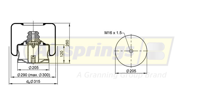 AIRSPRING COMPLETE - MERCEDES CITARO (FRONT)