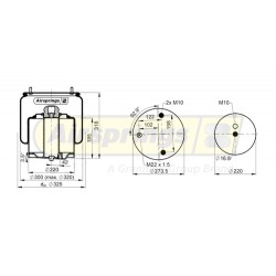AIRSPRING COMPLETE -  DAF (LEFT)
