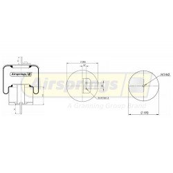 AIRSPRING COMPLETE - IVECO STRALIS XP420 (DRIVE AXLE)