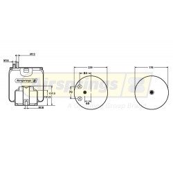 AIRSPRING COMPLETE - MAN TGA TGM TGS TGX (METAL PISTON)