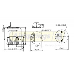 AIRSPRING COMPLETE - DENNIS ELITE (DRIVE AXLE)