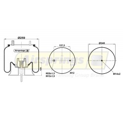 AIRSPRING COMPLETE - DENNIS ELITE (DRIVE AXLE)