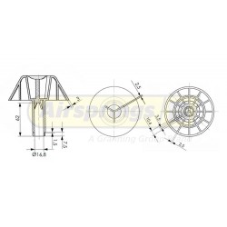 AIRSPRING MOUNTING CONE - MERCEDES