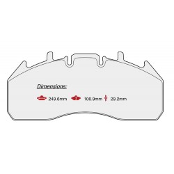 BRAKE PAD SET VOLVO RENAULT