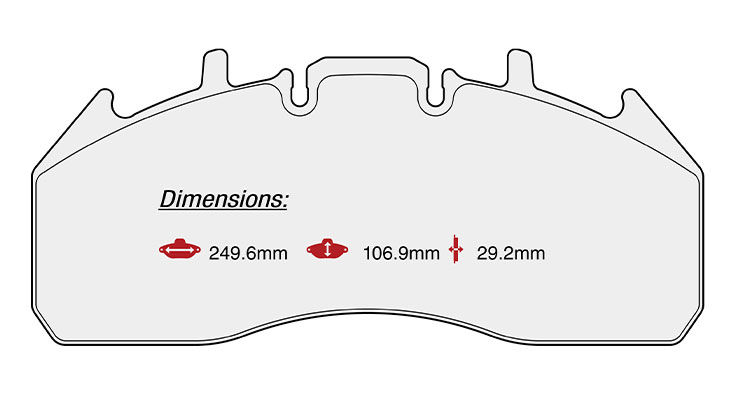 BRAKE PAD SET VOLVO RENAULT BRAKE PAD SET VOLVO RENAULT
