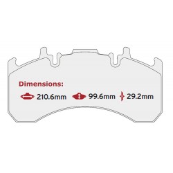 BRAKE PAD SET ROR RENAULT VOLVO