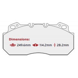 BRAKE PAD SET VOLVO